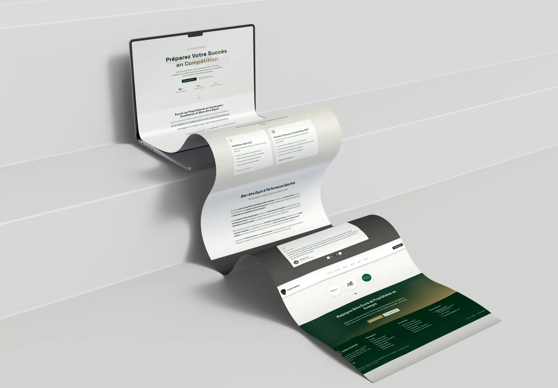 Site internet — Écurie d’Espirat : visuel 3