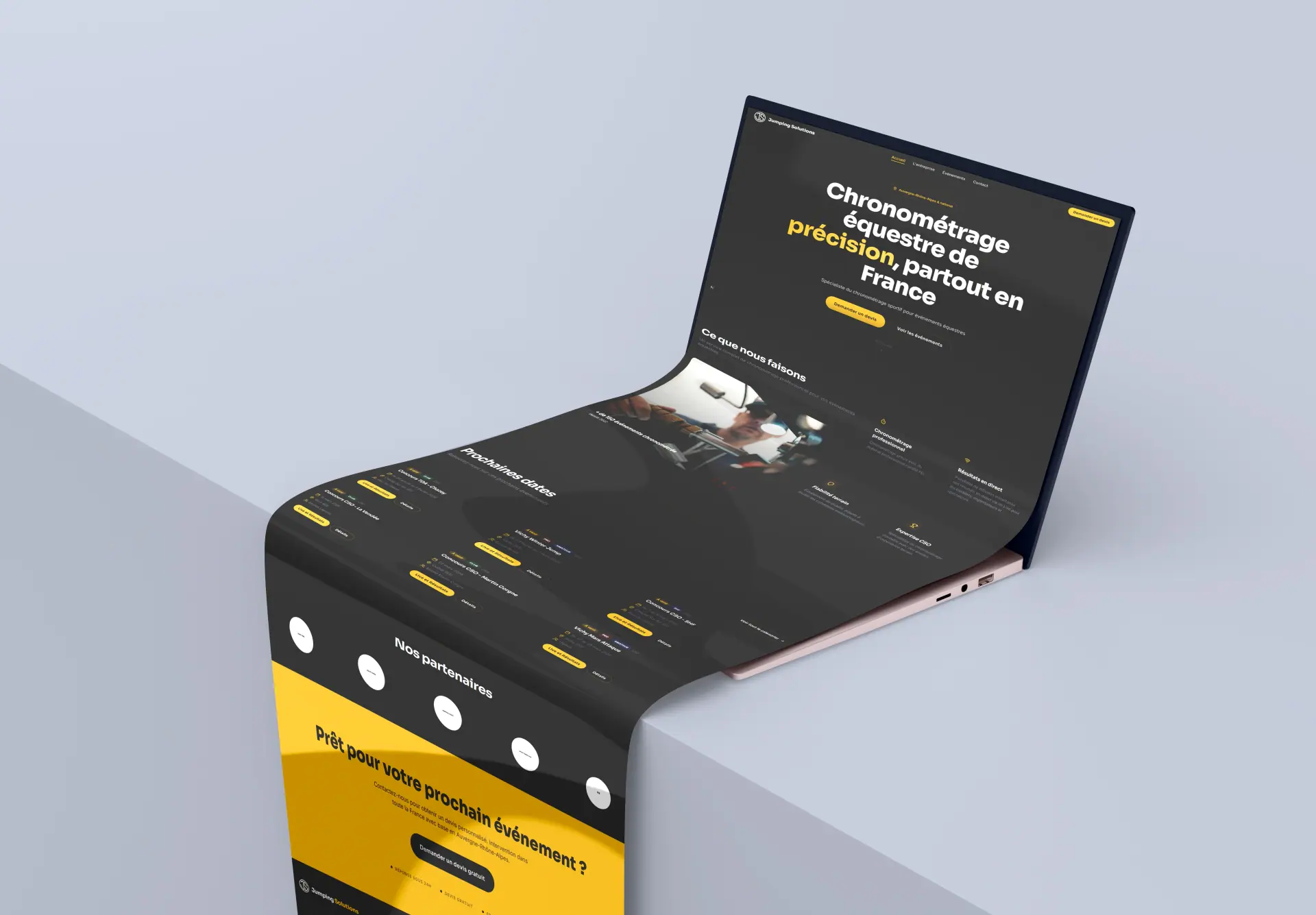 Site internet — Jumping Solutions : visuel 3